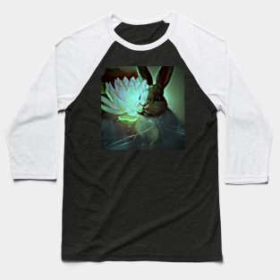 Delightfull Lotus Bunny Baseball T-Shirt